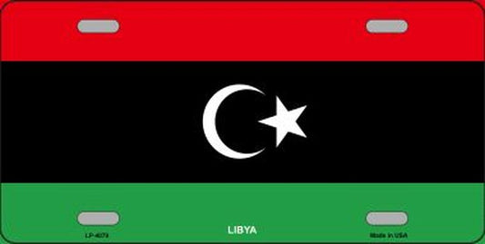 Libyan Flag License Plate