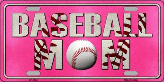 Baseball Mom Vanity License Plate