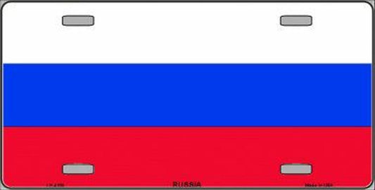Russia / Russian Flag License Plate Auto Tag