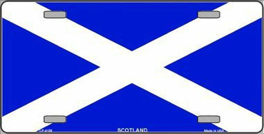 Scotland Flag Metal Novelty License Plate