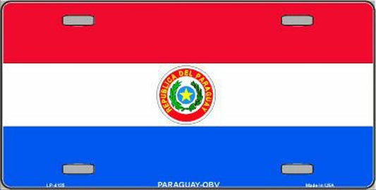 Paraguay-OBV Flag Metal Novelty License Plate