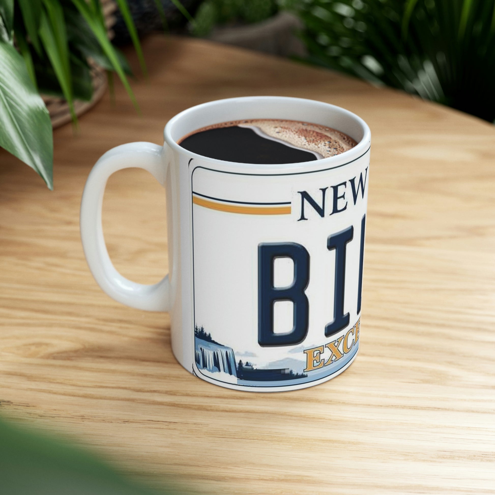 Buffalo Bills Fans Ceramic Mug Full of Coffee