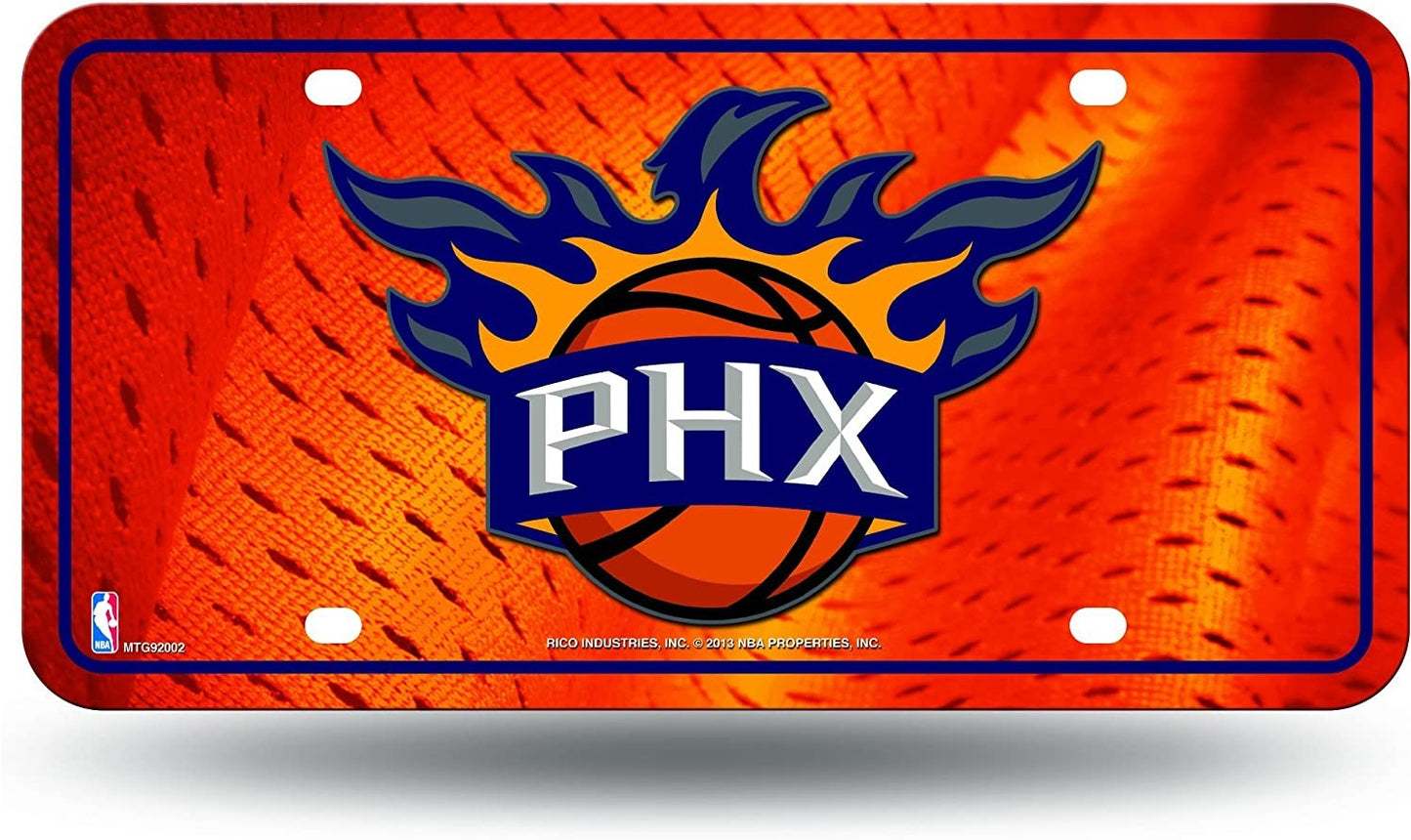Phoenix Suns Metal Novelty Team License Plate