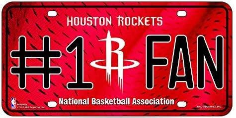 Houston Rockets  #1 Fan Novelty License Plate