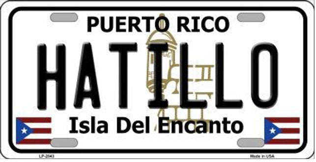 Hatillo Puerto Rico License Plate