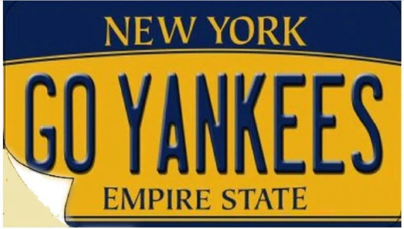 Go Yankees Bumper Sticker