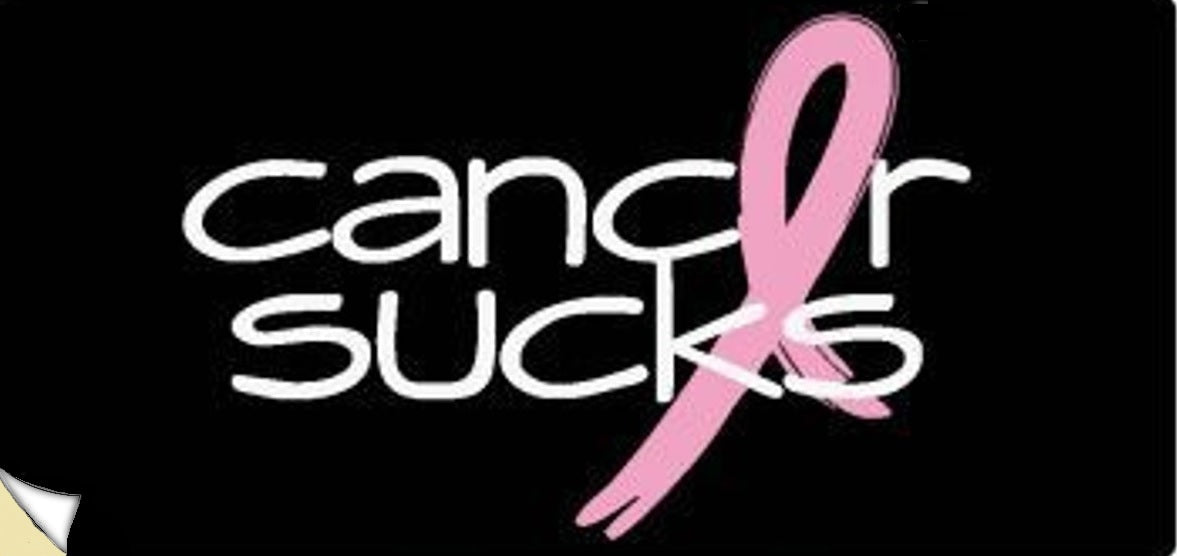 Cancer Sucks Bumper Sticker
