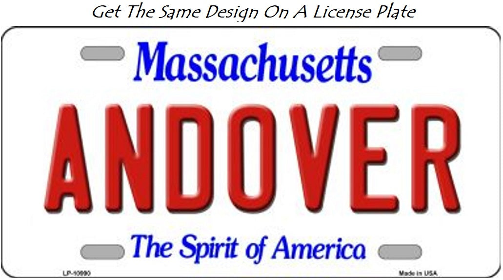 Andover Massachusetts  License Plate