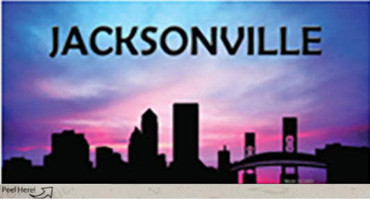 Jacksonville Silhouette Bumper Sticker
