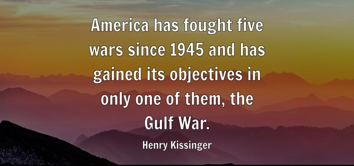 Henry Kissinger Quote - Gulf War