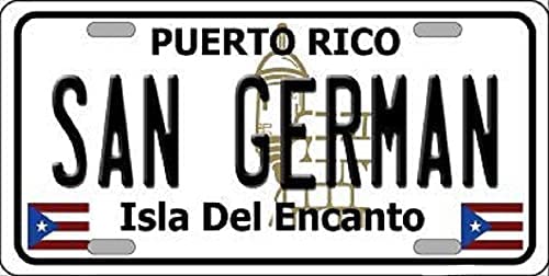 San German Puerto Rico Metal License Plate Style Sign