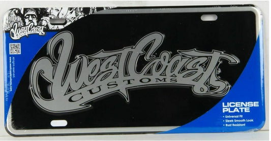 West Coast Customs Vanity License Plate