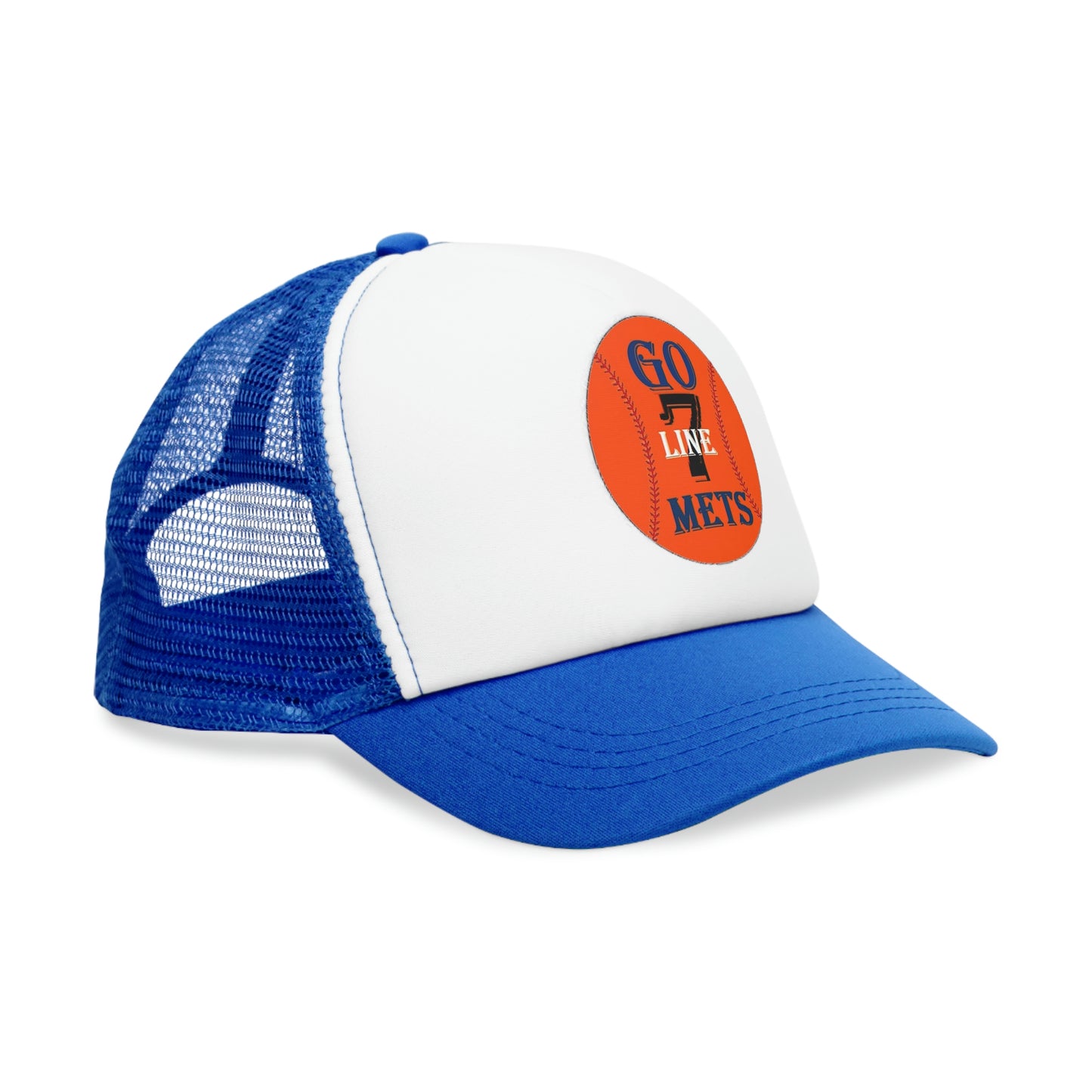 Go Mets - 7 Line Mesh Cap