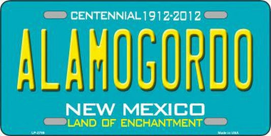 Alamogordo New Mexico Centennial License Plate