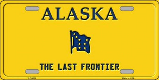 Alaska The Last Frontier License Plate