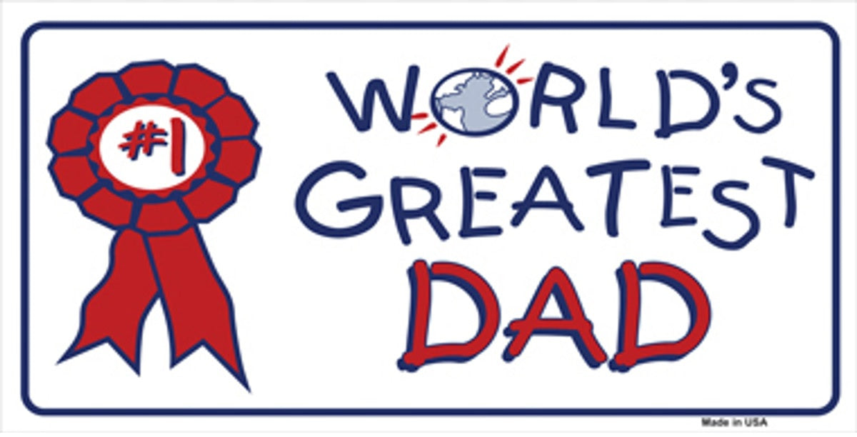 Worlds Greatest Dad Bumper Sticker