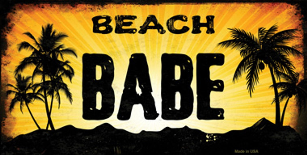 Beach Babe Bumper Sticker