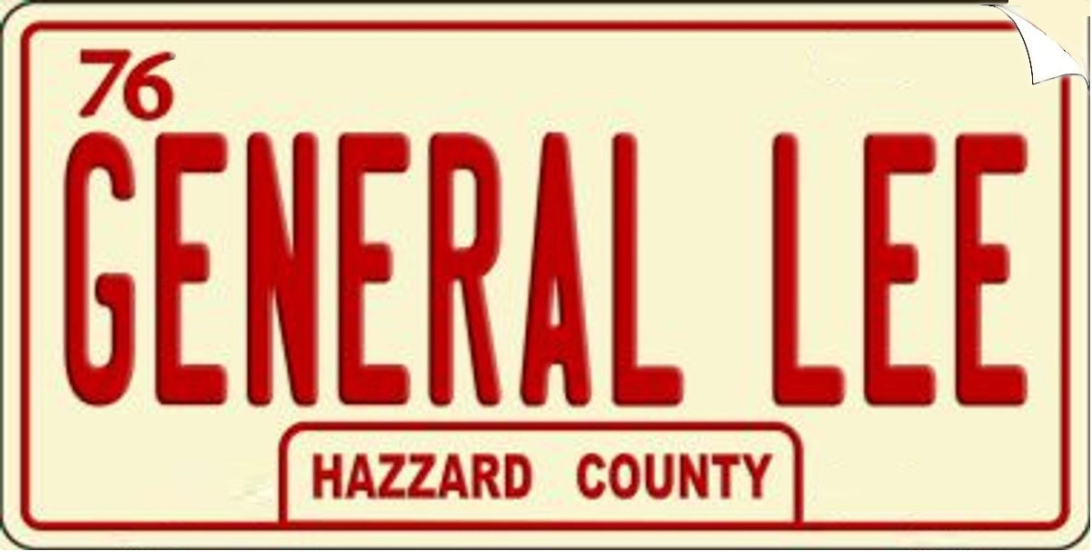 General Lee Dukes Of Hazard Bumper Sticker