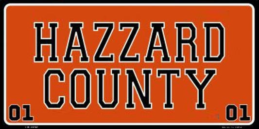 Hazard County Dukes Of Hazard - Hazzard Novelty Bumper Sticker