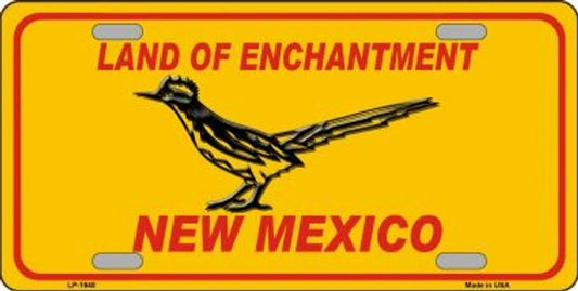 New Mexico Road Runner License Plate