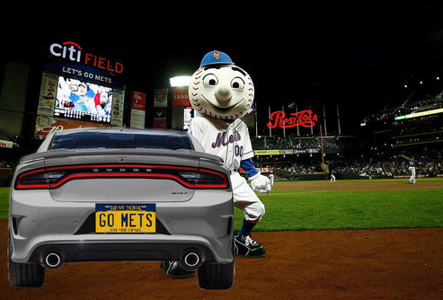 Go Mets Vanity Novelty  Fan Souvenir License Plate