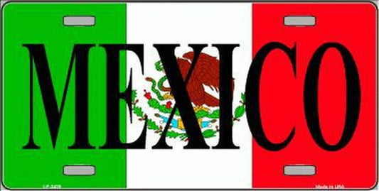 Mexico Metal Novelty License Plate