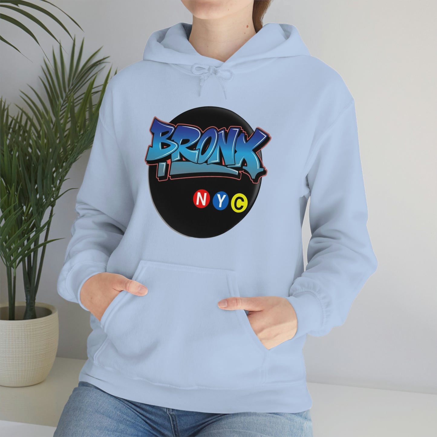 Bronx Graffiti Style Unisex Heavy Blend Hooded Sweatshirt