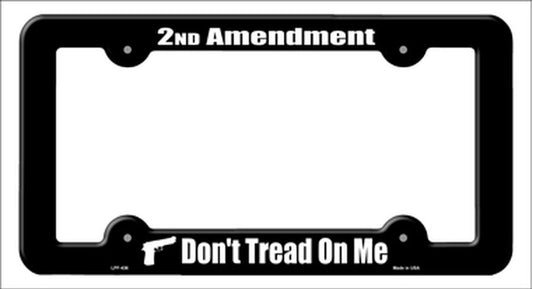 Second Amendment Don't Tread on Me License Plate Frame