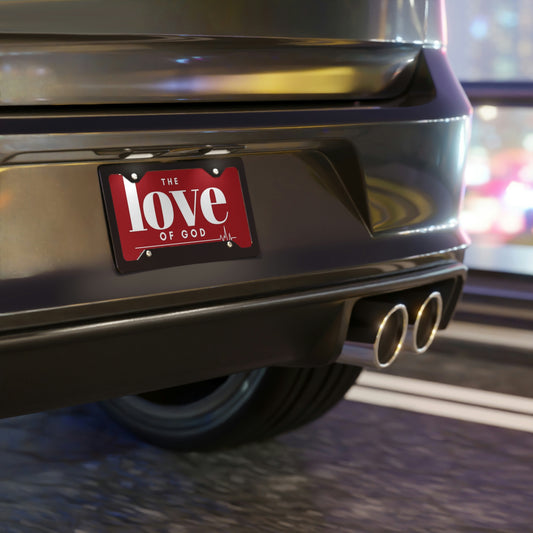 The Love of God Vanity License Plate