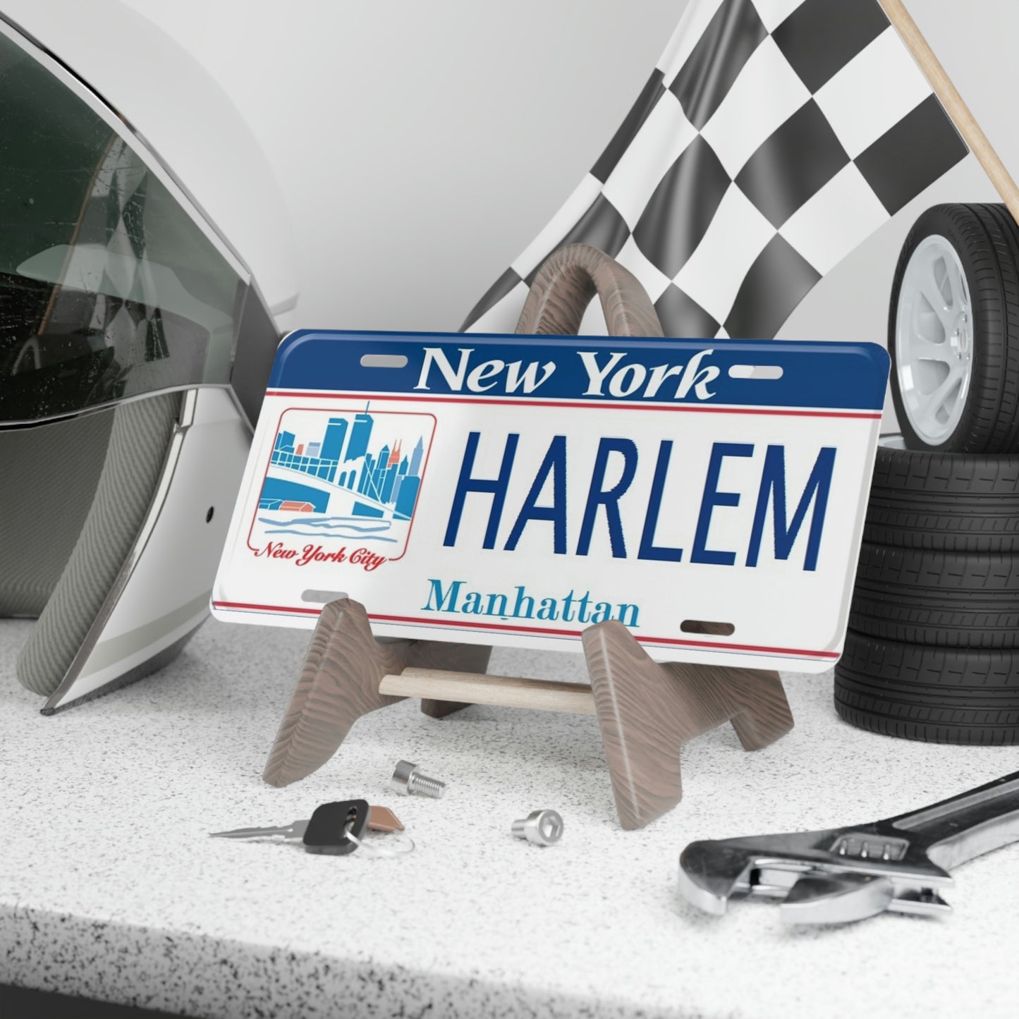 Harlem NY Excelsior Vanity License Plate 