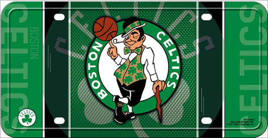 Boston Celtics Fans Team License Plate Style Sign