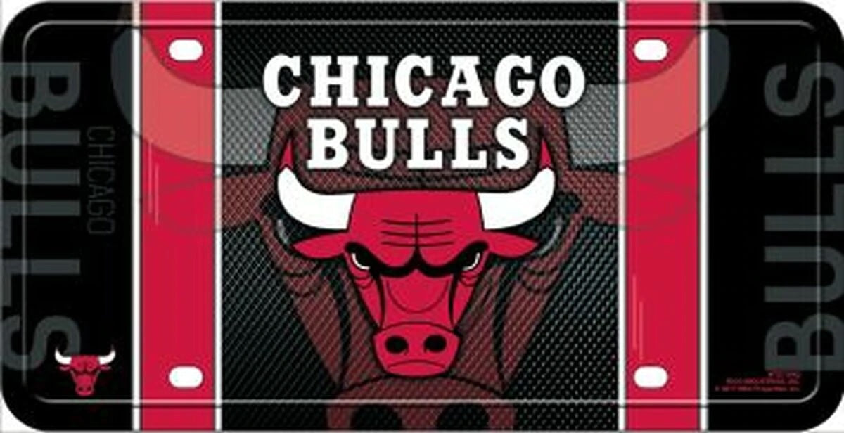 Chicago Bulls Fans Team License Plate
