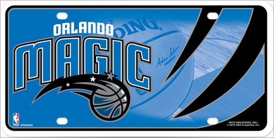 Orlando Magic NBA Licensed Novelty Metal Team License Plate
