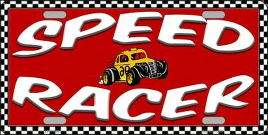 Speed Racer Novelty License Plate