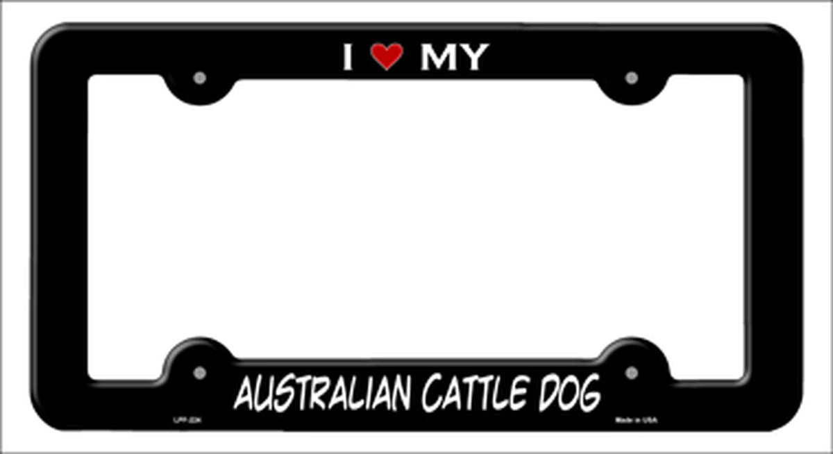 Australian Cattle Dog License Plate Frame