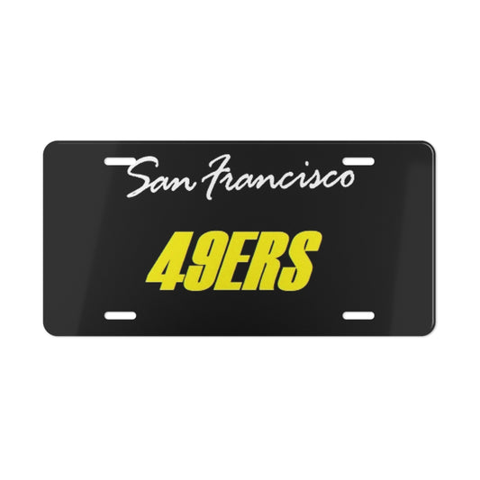 San Fransisco 49ers Vanity License Plate