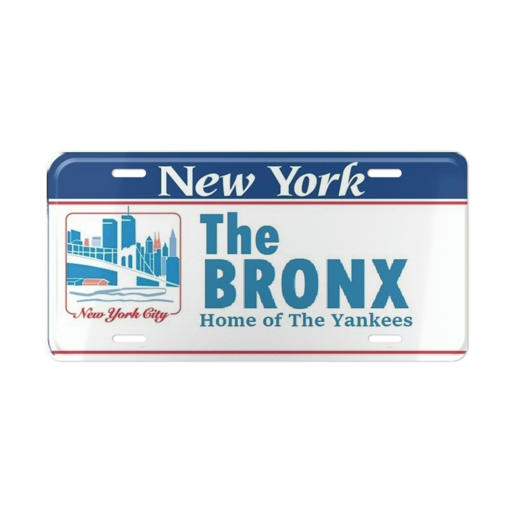 The Bronx NY Vanity License Plate