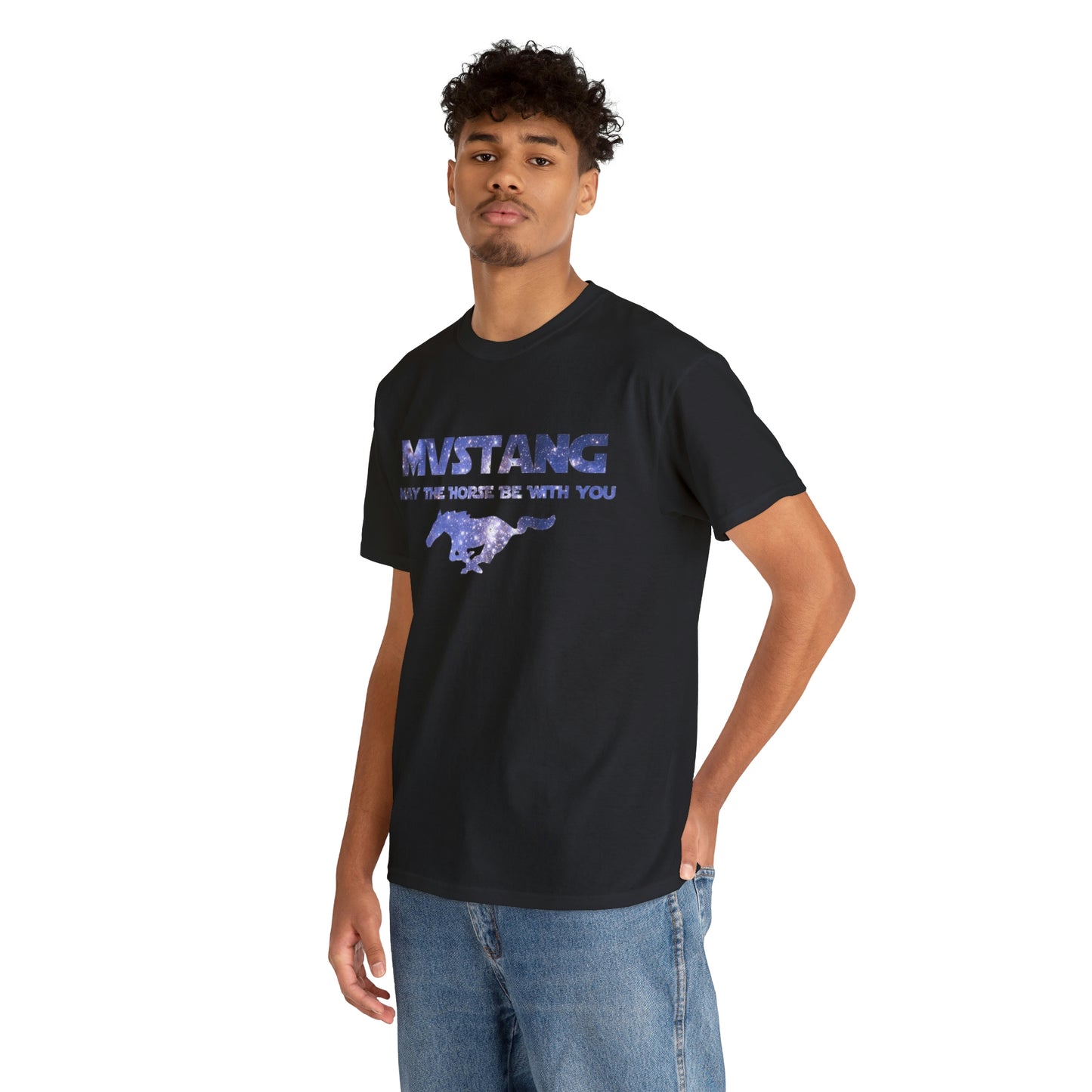 Mustang - May The Horse Be With You Unisex Heavy Cotton Tee