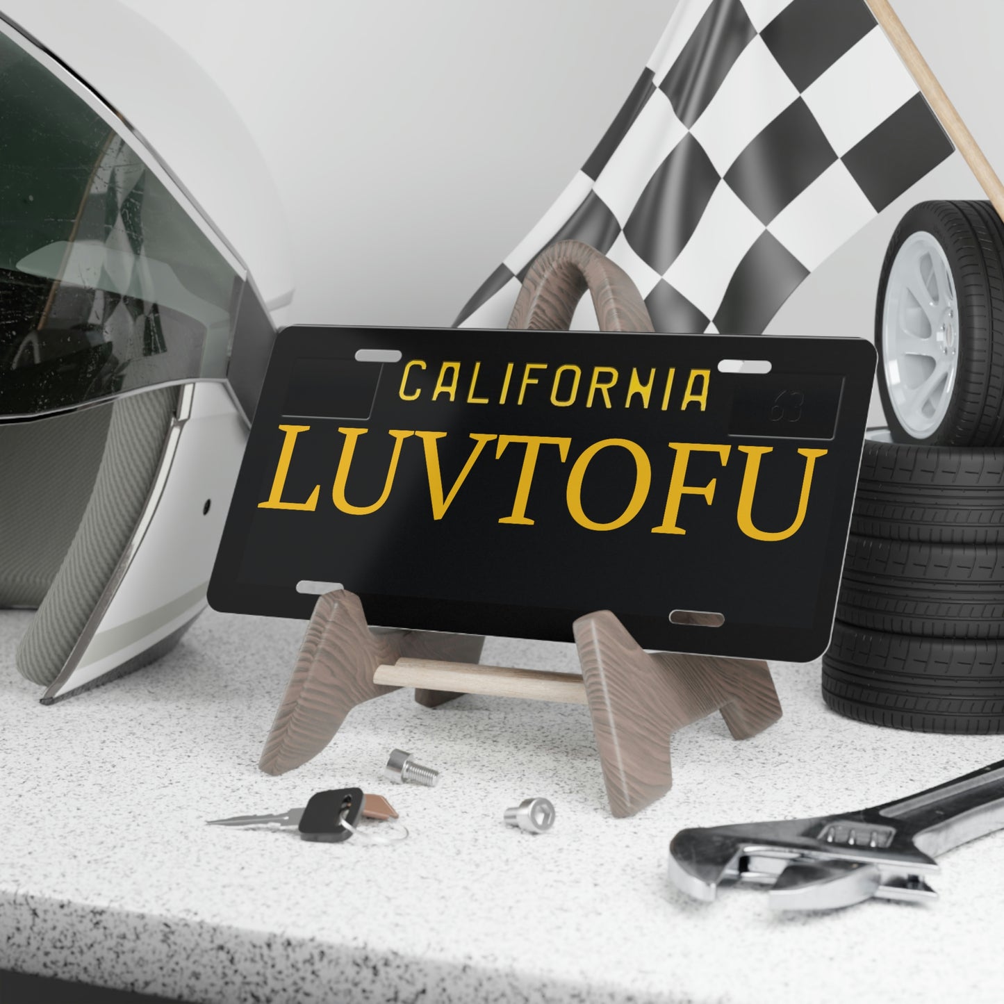 LUVTOFU Vanity License Plate