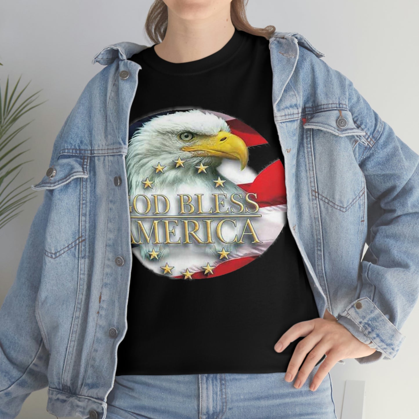 God Bless America Unisex Heavy Cotton Tee