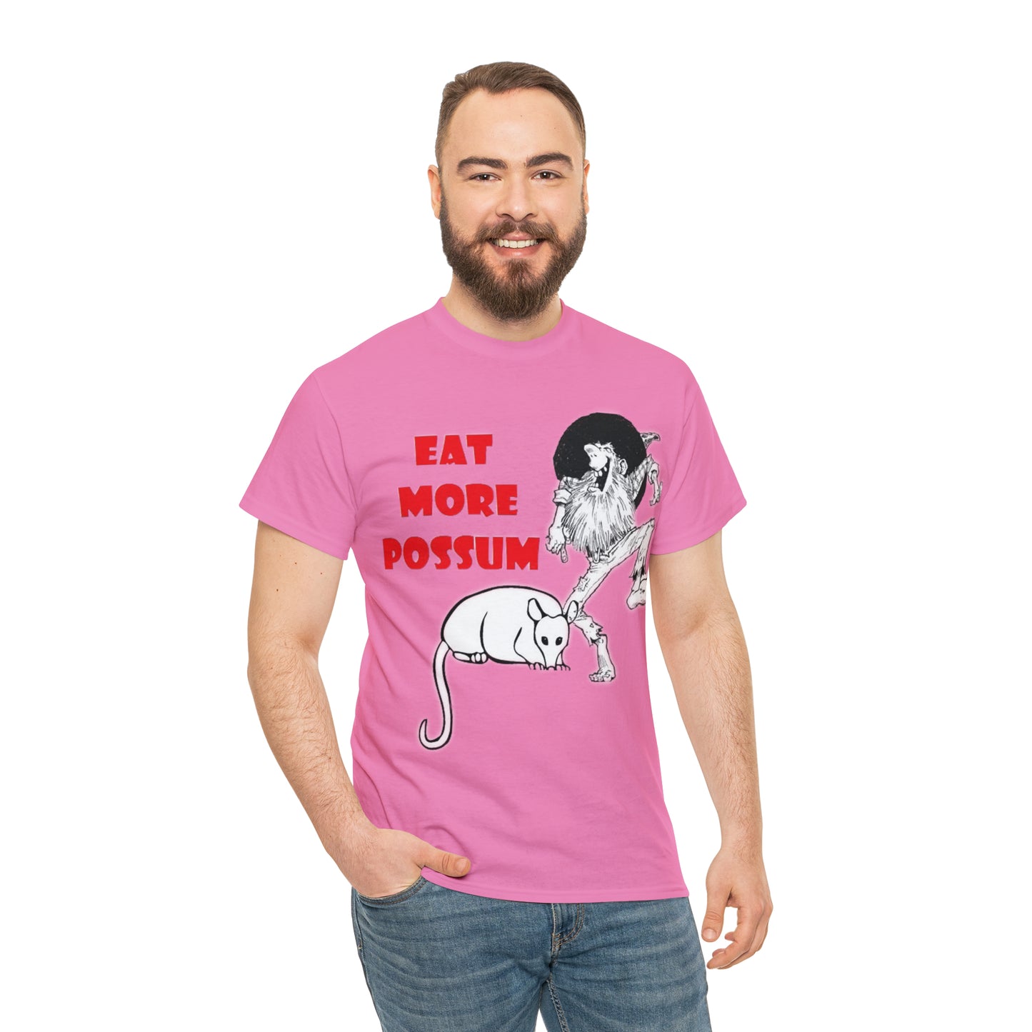 Eat More Possum Unisex Heavy Cotton Tee