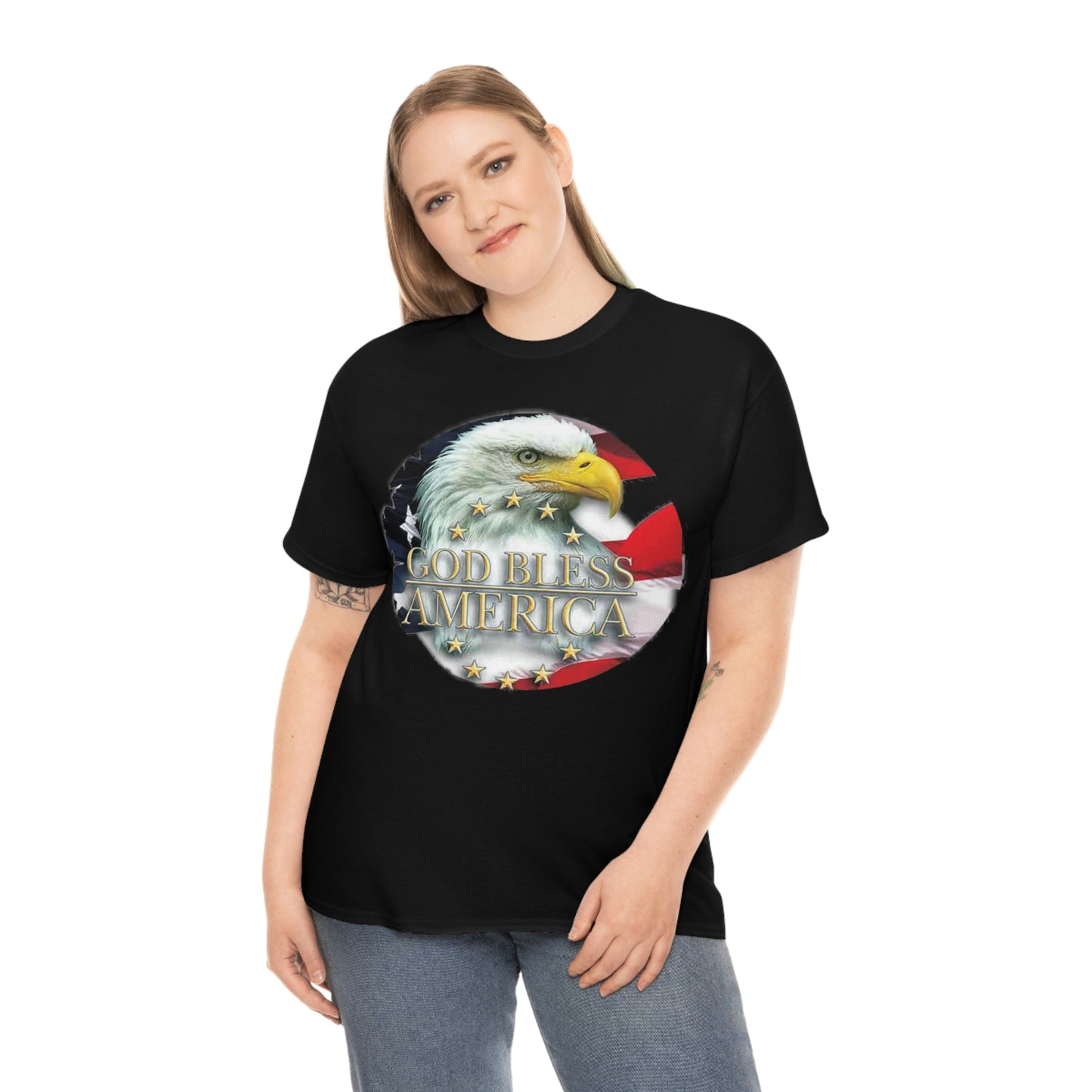 God Bless America Unisex Heavy Cotton Tee