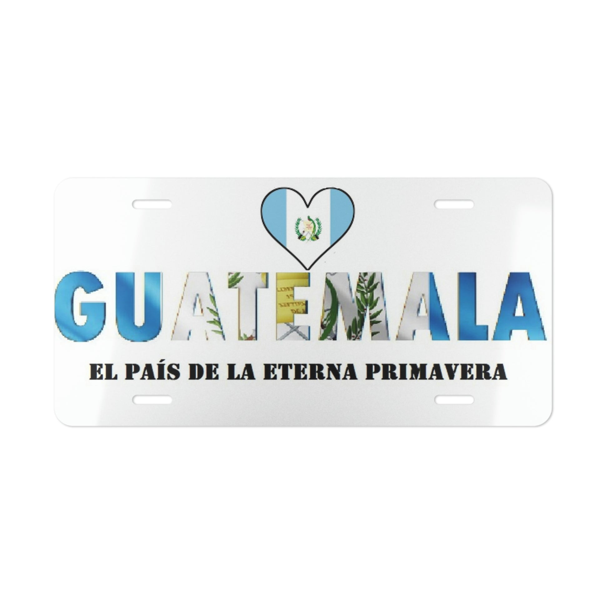 Guatemala Land Of Eternal Spring Vanity License Plate