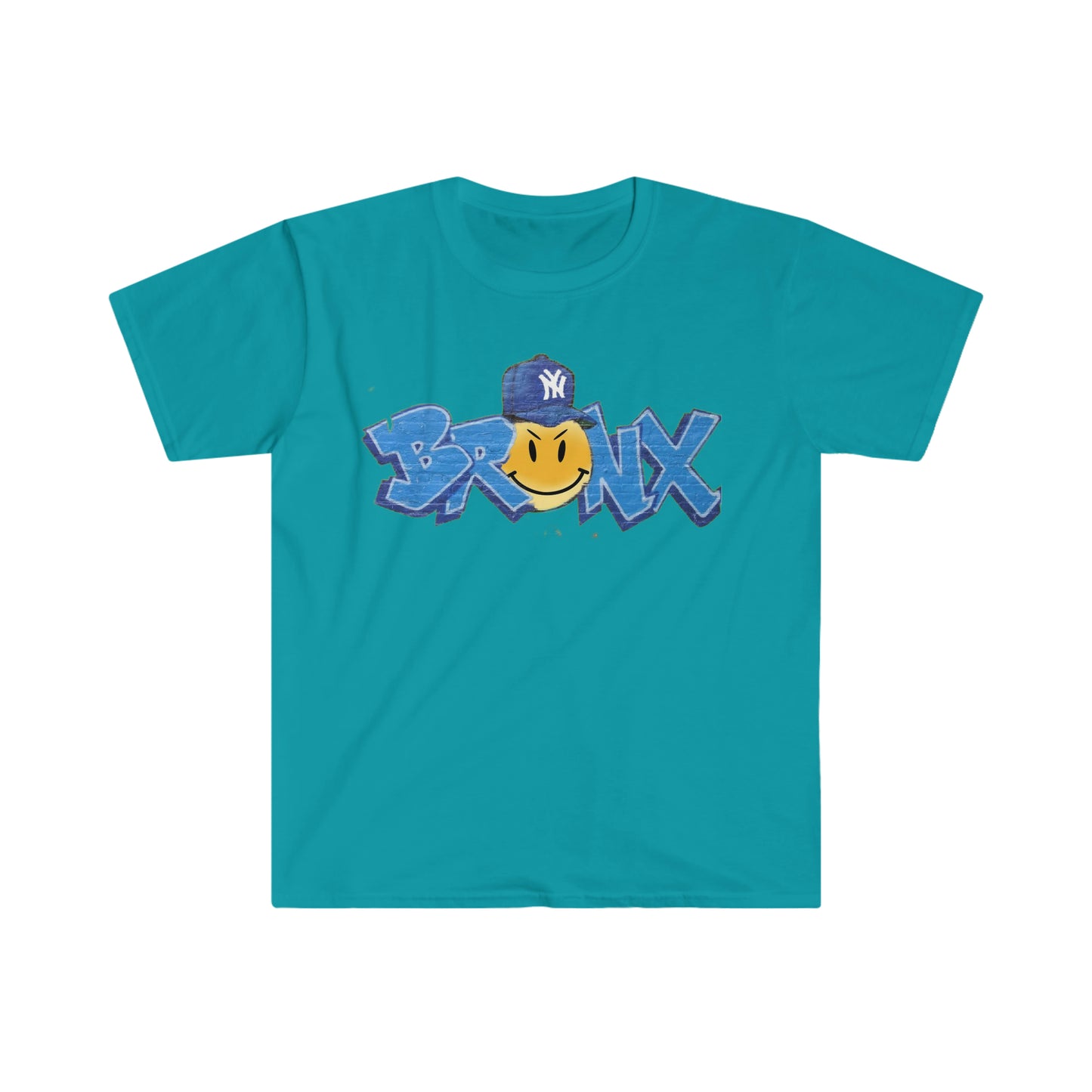 Teal Bronx NY Unisex Softstyle T-Shirt