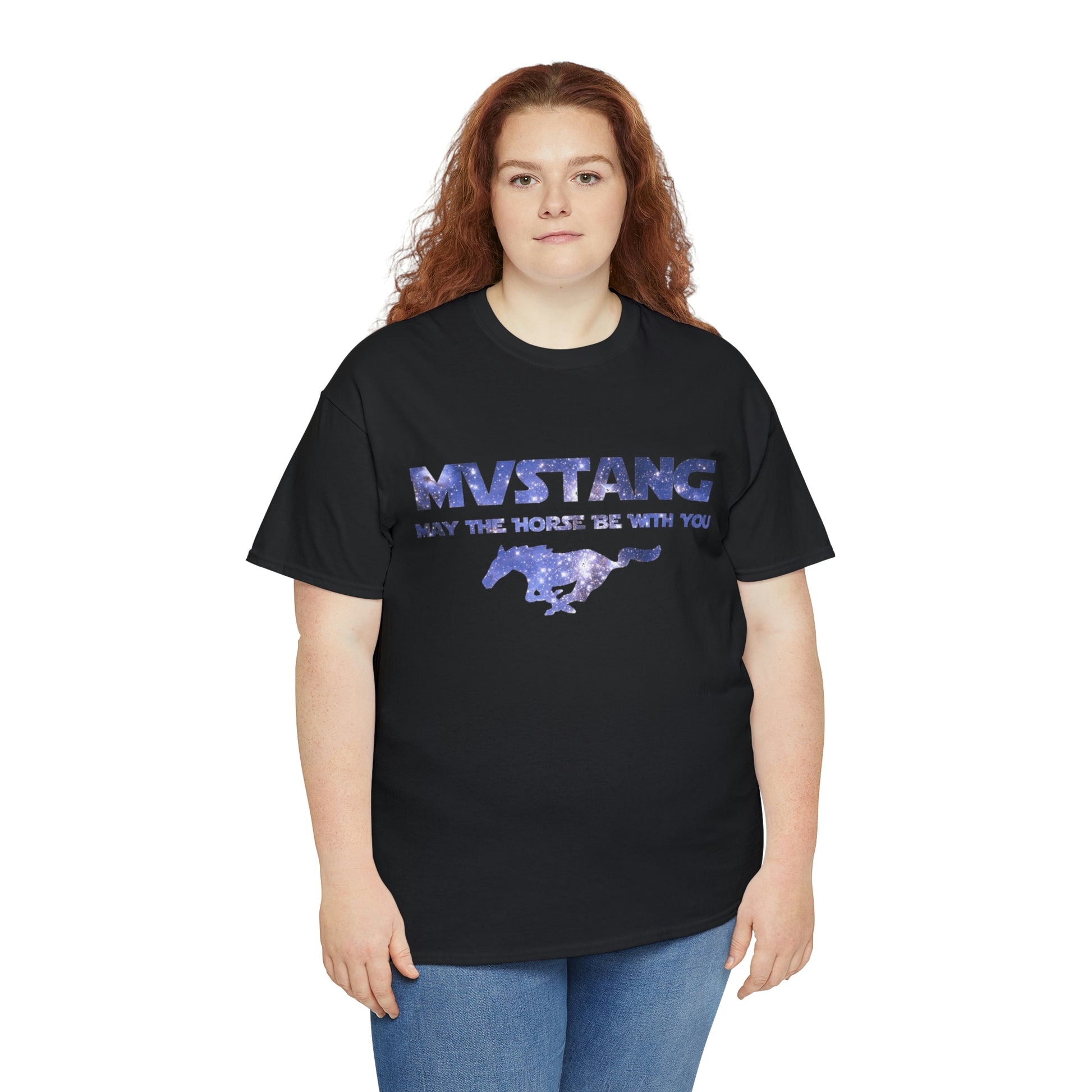 Mustang - May The Horse Be With You Unisex Heavy Cotton Tee
