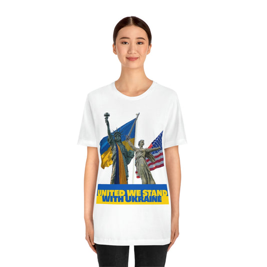 Ukraine American Solidarity Unisex Tee Shirt