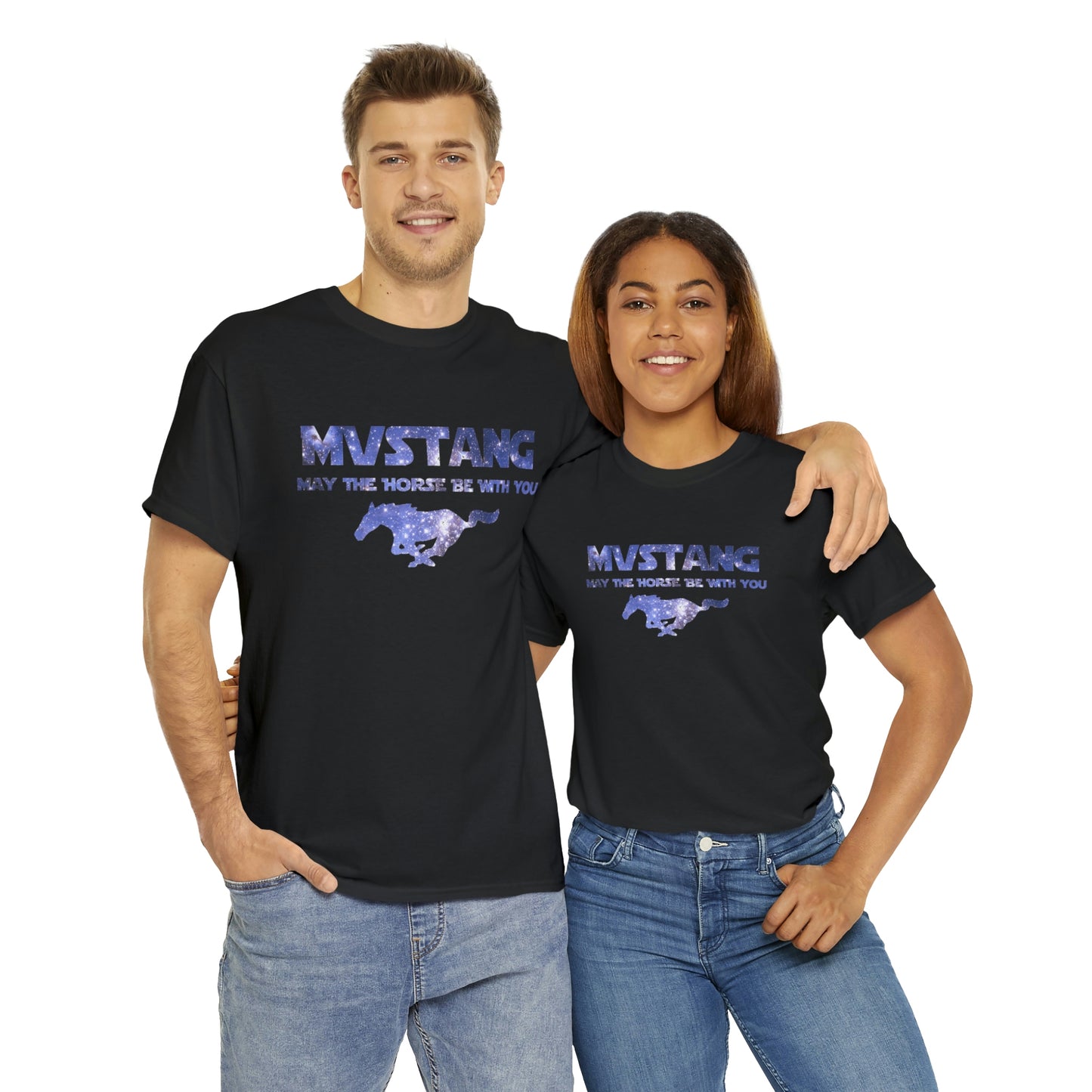 Mustang - May The Horse Be With You Unisex Heavy Cotton Tees