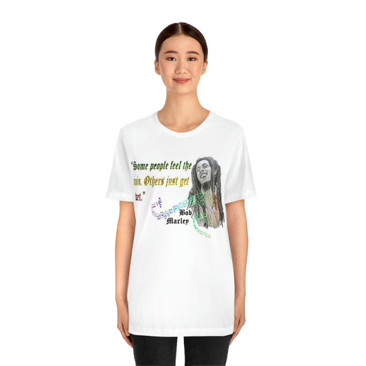 Bob Marley Feel The Rain Unisex Jersey Short Sleeve Tee