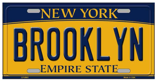 Brooklyn New York Retro Style License Plate Sign