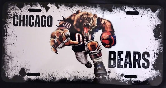 Chicago Bears Premium License Plate